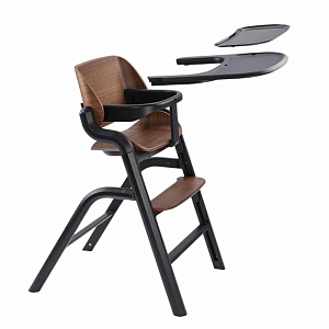 Стул для кормления Happy Baby "Charley", темное дерево