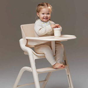 Стул для кормления Happy Baby "Charley", молочный