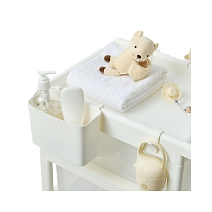 Стеллаж Happy Baby "Storio", с ящиками, белый