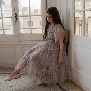 Платье C'ERA UNA VOLTA "Pink Roses", розовое