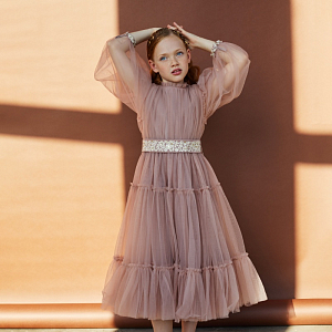 Платье C'ERA UNA VOLTA "Dusty Pink", темно-розовое