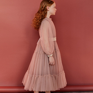 Платье C'ERA UNA VOLTA "Dusty Pink", темно-розовое