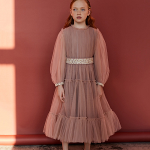 Платье C'ERA UNA VOLTA "Dusty Pink", темно-розовое