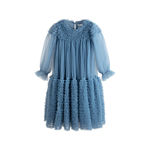 Платье C'ERA UNA VOLTA "Dusty Blue", голубое