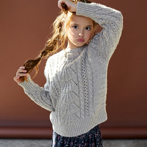 Джемпер C'ERA UNA VOLTA "Toupe", серый