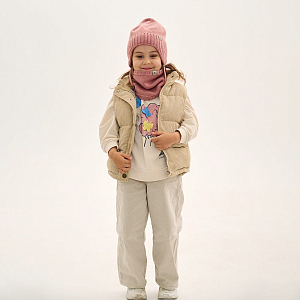 Шапка Peppihat "Bimla pale rose", розовая