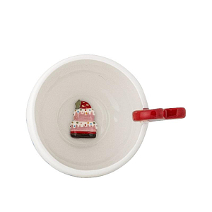 Кружка с сердцем Bloomingville "Lively", голубая, 220 мл