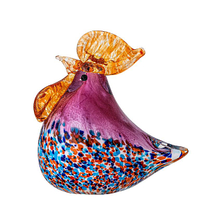 Статуэтка стеклянная Bloomingville "Livie", микс с вишневым