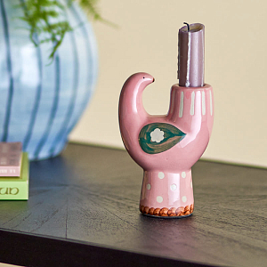 Подсвечник Bloomingville "Trudy", розовый