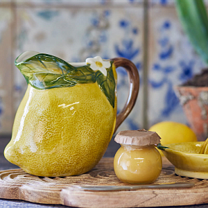 Кувшин Bloomingville "Limone", желтый, 1,3 л