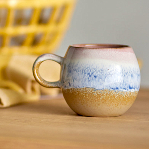 Кружка керамическая Bloomingville "Paula", розовая, 275 мл