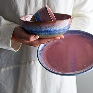 Миска Bloomingville "Paula", розовая, 525 мл