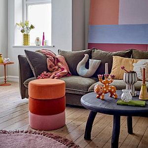 Подушка декоративная Bloomingville "Trudy", кофе с молоком