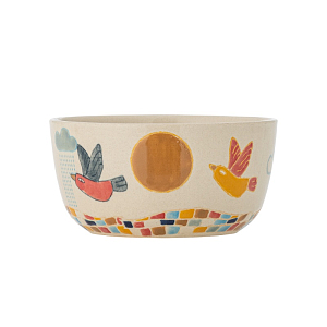 Миска керамическая Bloomingville MINI "Colorine", кремовая, 385 мл