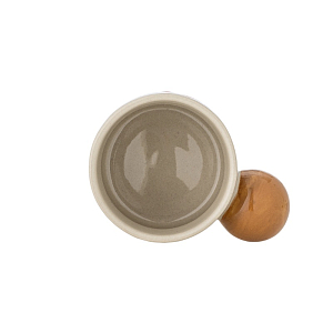 Кружка керамическая Bloomingville MINI "Colorine", кремовая, 155 мл