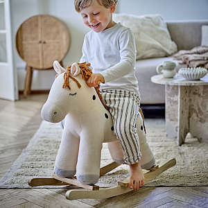 Качалка Bloomingville MINI "Лошадка Merlen", белая