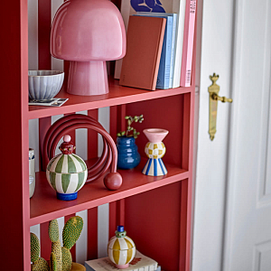 Подсвечник керамический Bloomingville "Bob", микс розового с голубым