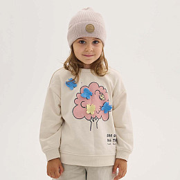 Шапка Peppihat "Knot merino creme beige", кремовая