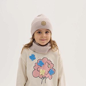 Шапка Peppihat "Knot merino creme beige", кремовая