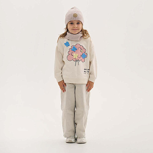 Шапка Peppihat "Knot merino creme beige", кремовая