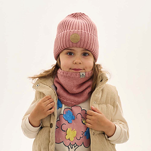 Снуд Peppihat "Крот мерино флис", розовый