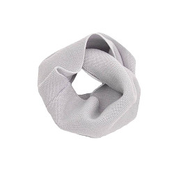 Снуд Peppihat "Lilen merino pearl grey", серый