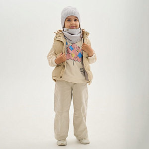 Шапка Peppihat "Bimla mist grey", серая