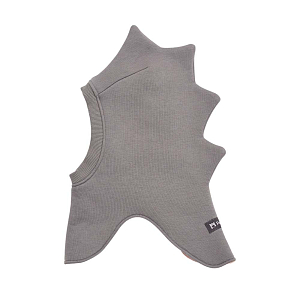 Шапка-шлем Peppihat "Dino Teddy l.grey", серая