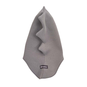 Шапка-шлем Peppihat "Dino Teddy l.grey", серая