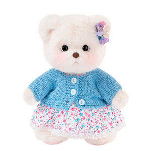 Медведь Lina TeddyTales "Незабудка", S, пудинговый, 20 см