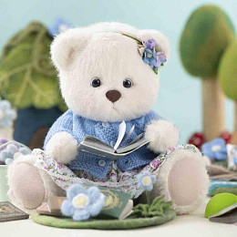 Медведь Lina TeddyTales "Незабудка", M, пудинговый, 30 см