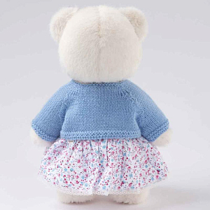 Медведь Lina TeddyTales "Незабудка", M, пудинговый, 30 см