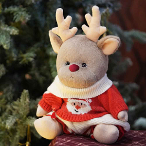Олень Lina TeddyTales, со свитером, M, 30 см