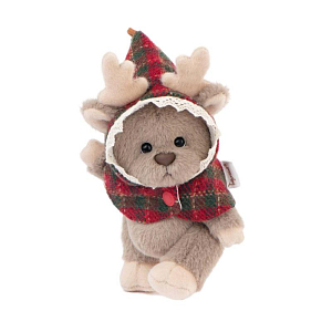 Олень Lina TeddyTales, с красным плащом, XS, 15 см