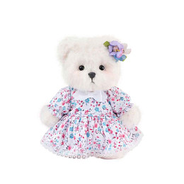 Медведь Lina TeddyTales "Незабудка", XS, пудинговый, 15 см