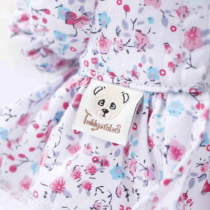 Медведь Lina TeddyTales "Незабудка", XS, пудинговый, 15 см