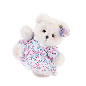 Медведь Lina TeddyTales "Незабудка", XS, пудинговый, 15 см