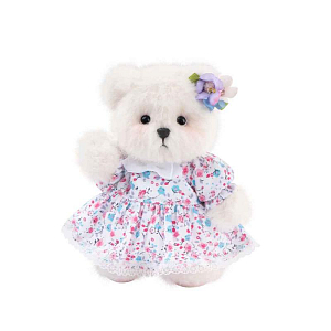 Медведь Lina TeddyTales "Незабудка", XS, пудинговый, 15 см