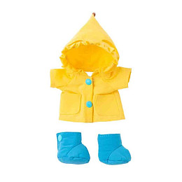 Комплект одежды TeddyTales "Желтый дождевик" с туфлями, XS