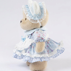 Комплект одежды TeddyTales "Бантики-сердечки", M, голубой