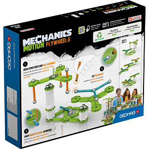 Конструктор Geomag "Механика - движение", инерционные колёса, 96 элементов