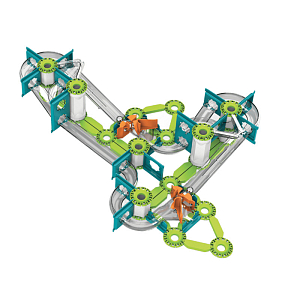Конструктор Geomag "Механика - движение", гоночный трек, 67 элементов