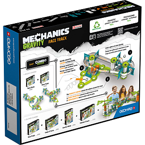 Конструктор Geomag "Механика - движение", гоночный трек, 67 элементов