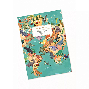 Пазл обучающий 3D Janod "Динозавры", 200 элементов