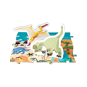 Пазл обучающий 3D Janod "Динозавры", 200 элементов