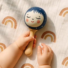 Погремушка-маракас LUKNO, синий