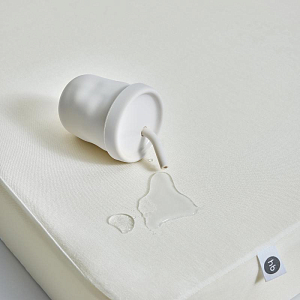 Наматрасник детский Happy Baby, молочный, 2 шт., 100 x 70 см