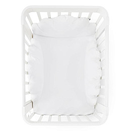 Набор бортиков на кроватку Happy Baby, белый, 3 шт.