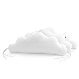 Набор бортиков на кроватку Happy Baby, белый, 3 шт.