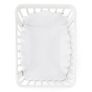 Набор бортиков на кроватку Happy Baby, белый, 3 шт.